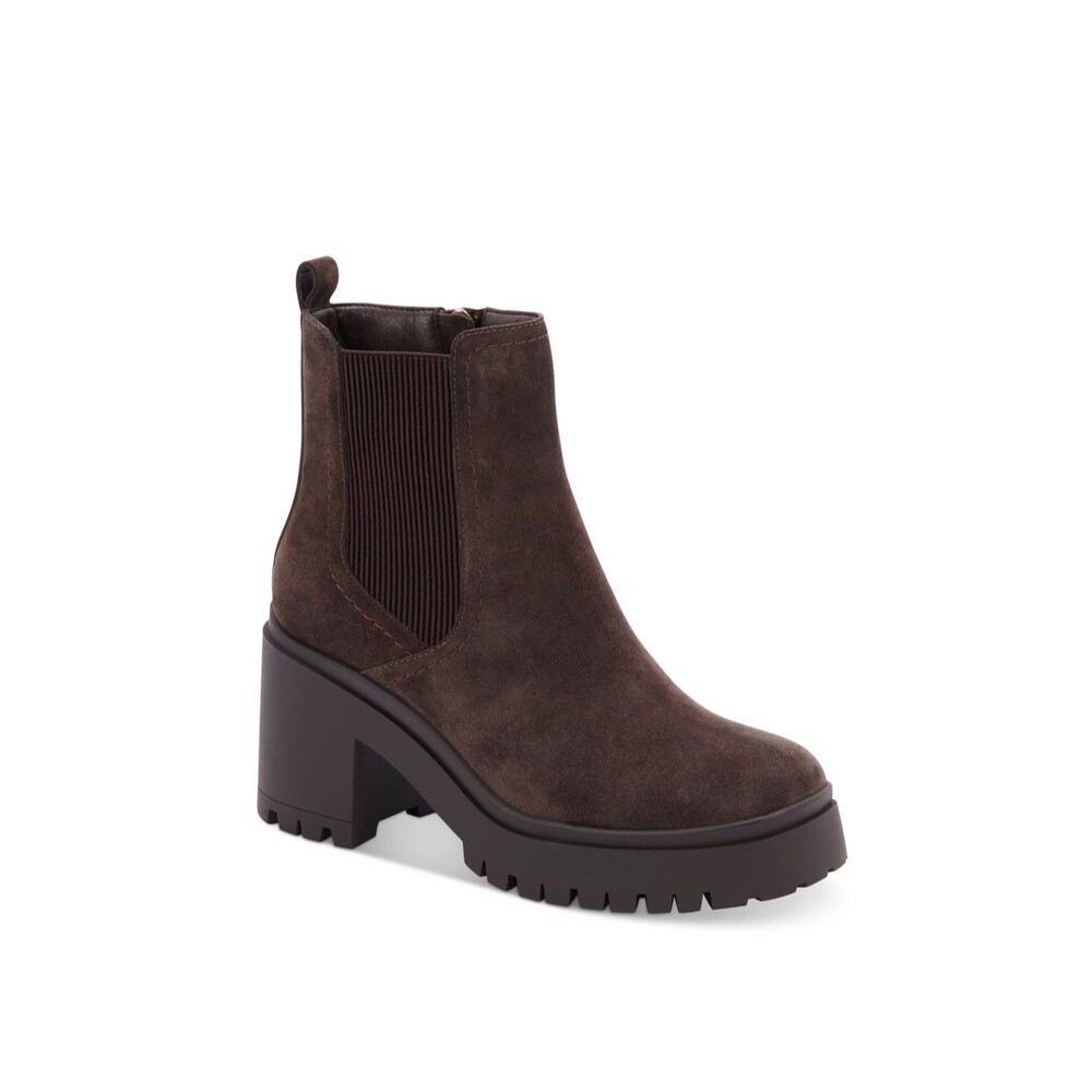 Aqua College Womens 6 M Brown Suede Raine Ankle Booties DISPLAY MC0